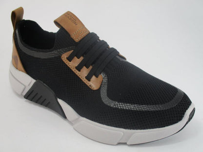 Skechers scarpa sneakers da uomo con laccio elastico  Block Peak 68643 BLK nero