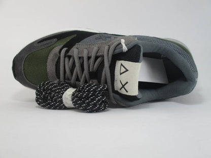 Sun 68 Yaky Suede Mesh 3 Color Z29116 Grigio Scuro Militare | Sneakers Uomo