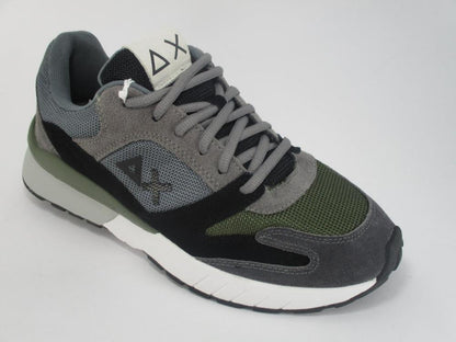 Sun 68 Yaky Suede Mesh 3 Color Z29116 Grigio Scuro Militare | Sneakers Uomo