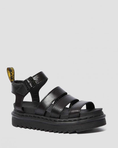 Dr. Martens sandalo con zeppa da donna Blaire Leather Brando 24191001 nero
