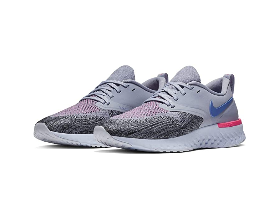 Nike scarpa da palestra Odyssey React 2 Flyknt AH1016 500 grigio-fucsia
