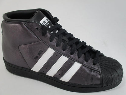 Adidas Promodel S75850 - Sneakers Alta Donna Nero Bianco Pelle Premium