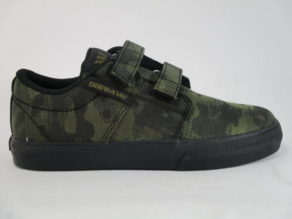Supra scarpa sneakers da ragazzo con velcro Stacks Vulc II V 55672 331 verde militare