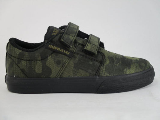 Supra scarpa sneakers da ragazzo con velcro Stacks Vulc II V 55672 331 verde militare