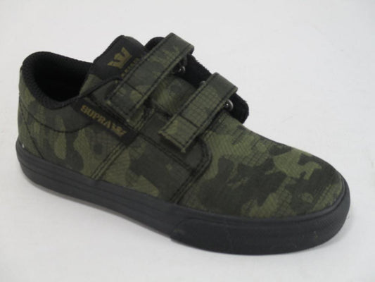 Supra scarpa sneakers da ragazzo con velcro Stacks Vulc II V 55672 331 verde militare
