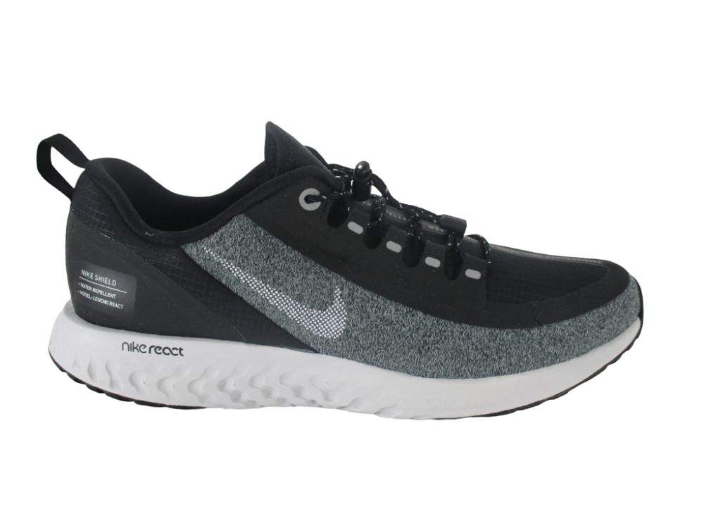 Nike Legend React Shield GS AV4048 001 Scarpe Running Ragazzi Nero Grigio