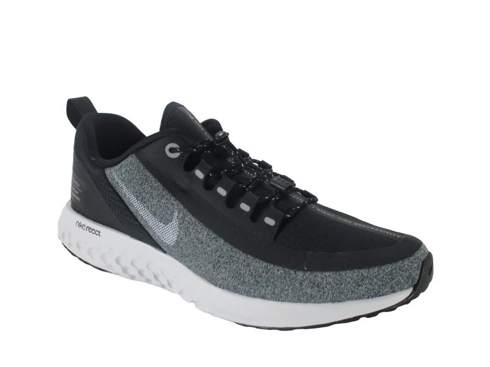 Nike Legend React Shield GS AV4048 001 Scarpe Running Ragazzi Nero Grigio