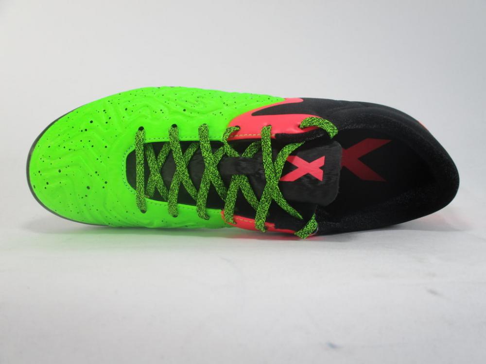 Adidas scarpa da calcetto indoor X 15.2 CT B27117 verde corallo nero