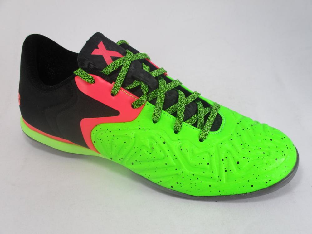 Adidas scarpa da calcetto indoor X 15.2 CT B27117 verde corallo nero