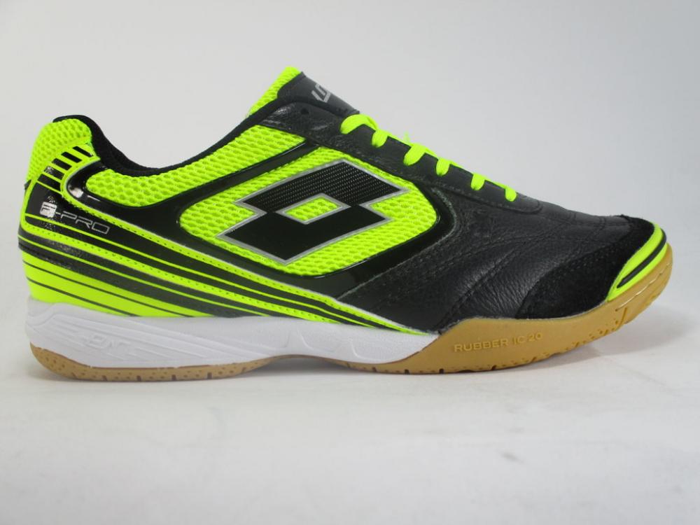 Lotto scarpa da calcetto indoor da uomo Tacto II 200 scarpa da futsal  S7180 black-green