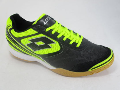 Lotto scarpa da calcetto indoor da uomo Tacto II 200 scarpa da futsal  S7180 black-green