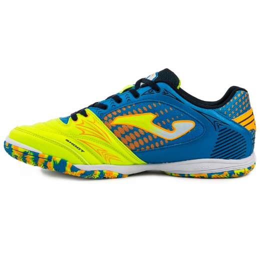 Joma scarpa da calcetto indoor da uomo Liga 5 606 LIGAW.606.IN giallo-blu
