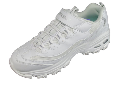 Skechers sneakers da bambina e ragazza D'Lites in the Clear 664060L WSL bianco