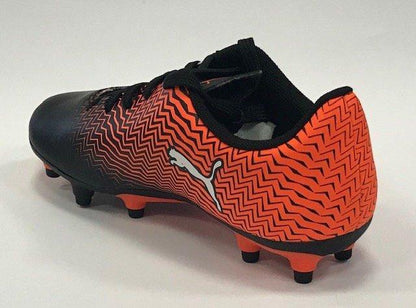 Puma scarpa da calcio da ragazzo Rapido II FG Jr 106063 03 arancio-nero-bianco