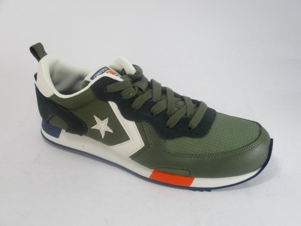 Converse Thunderbolt 164583C - Sneakers Uomo Retro Running Verde Militare