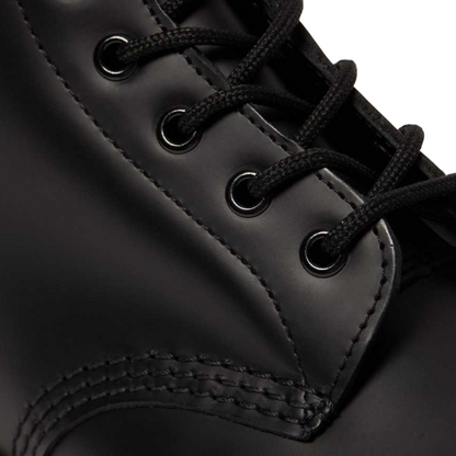 Dr. Martens 101 YS Smooth Anfibio Pelle Nero 26230001 - Stivale 6 Occhielli Cuciture Gialle