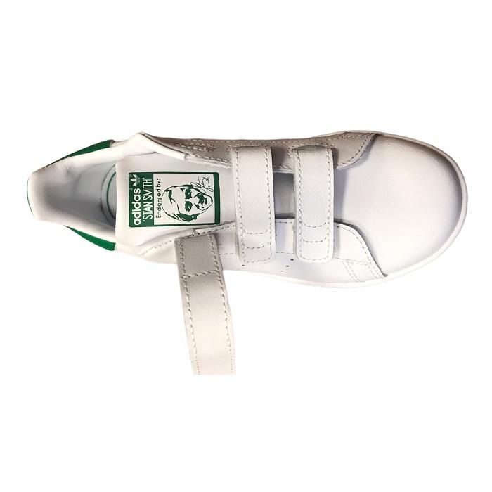 Adidas sneakers da bambino Stan Smith CF C M20607 white green