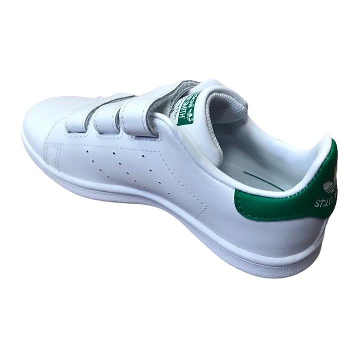 Adidas sneakers da bambino Stan Smith CF C M20607 white green