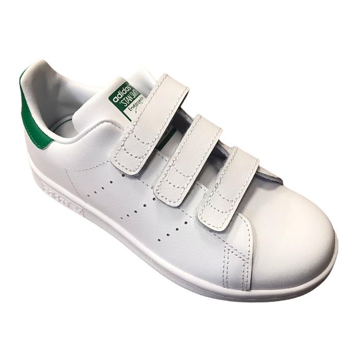 Adidas sneakers da bambino Stan Smith CF C M20607 white green
