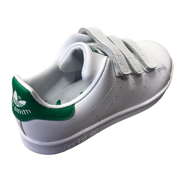 Adidas sneakers da bambino Stan Smith CF C M20607 white green