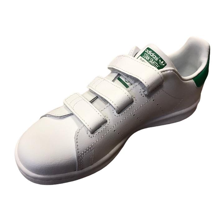 Adidas sneakers da bambino Stan Smith CF C M20607 white green