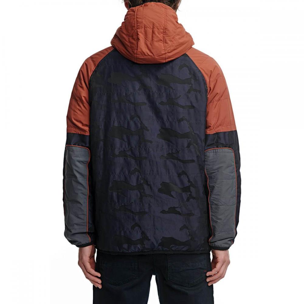 Globe giubbotto reversibile da uomo in Polartec GB02037000  nero coccio