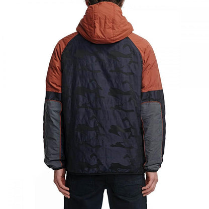 Globe giubbotto reversibile da uomo in Polartec GB02037000  nero coccio