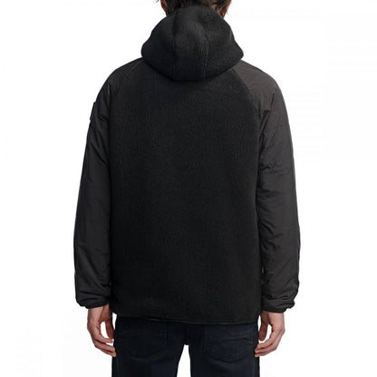 Globe giubbotto reversibile da uomo in Polartec GB02037000  nero coccio