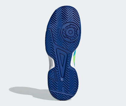 Adidas scarpa da pallavolo da ragazzo Stabil Jr FU8402 signal cyan green royal