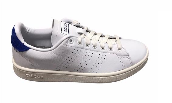 Adidas scarpa sneakers da uomo Advantage EG3775 bianco-blu