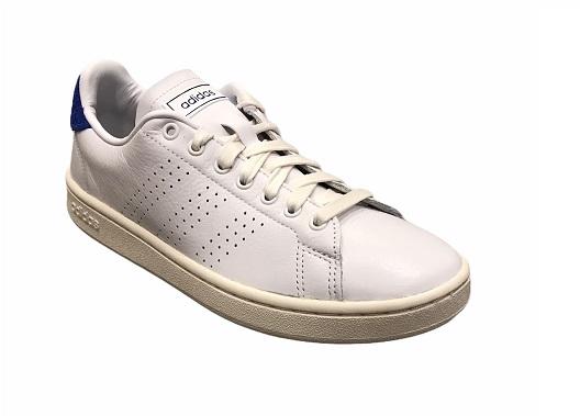 Adidas scarpa sneakers da uomo Advantage EG3775 bianco-blu