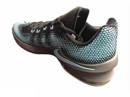 Nike scarpa bassa da basket da uomo Air Max Infurient Low 852457 004 nero-argento