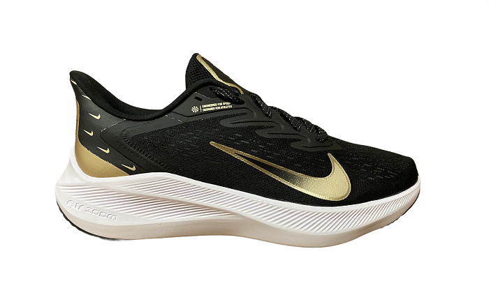 Nike scarpa da corsa da donna Zoom Winflo 7 PRM CV0140 001 nero-oro
