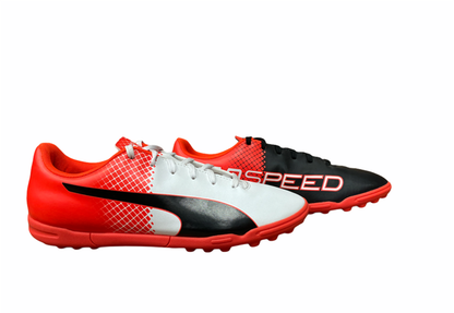 Puma scarpa da calcetto da uomo evoSpeed 5.5 TT 103591 03 nero-bianco-rosso