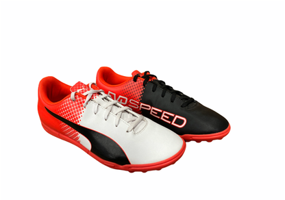 Puma scarpa da calcetto da uomo evoSpeed 5.5 TT 103591 03 nero-bianco-rosso