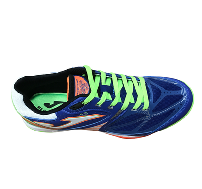 Joma scarpa da calcetto da uomo Lozano 604 TF DRIW.601.TF blu-arancione