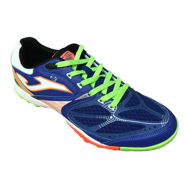 Joma scarpa da calcetto da uomo Lozano 604 TF DRIW.601.TF blu-arancione
