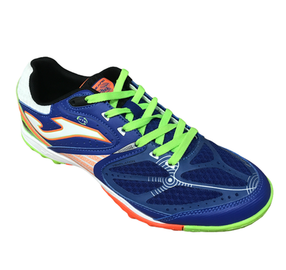 Joma scarpa da calcetto da uomo Lozano 604 TF DRIW.601.TF blu-arancione