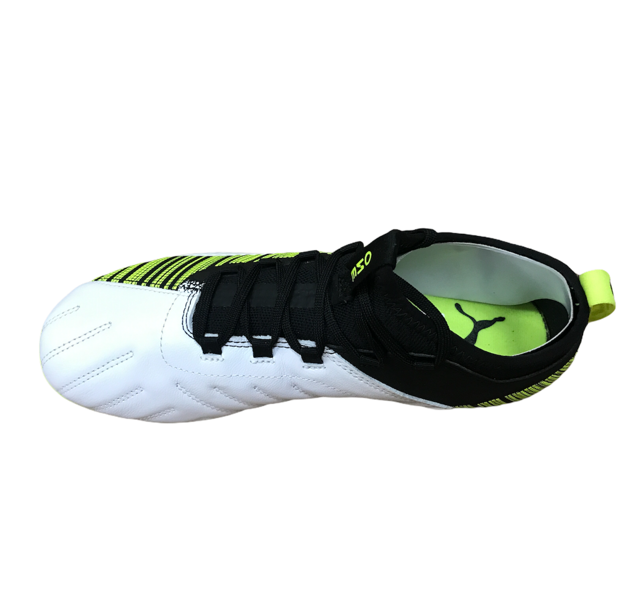Puma Men's One 5.3 MG Football Boot 105646 02 White-Black-Yellow