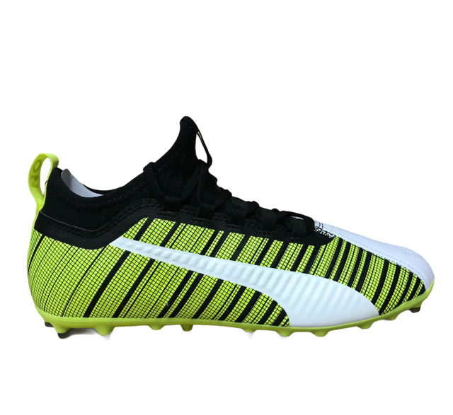 Puma Men's One 5.3 MG Football Boot 105646 02 White-Black-Yellow