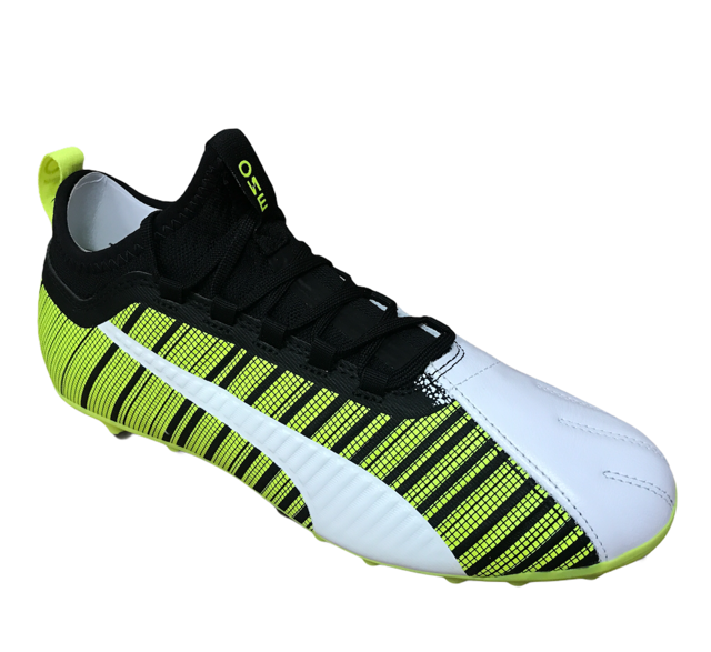 Puma Men's One 5.3 MG Football Boot 105646 02 White-Black-Yellow