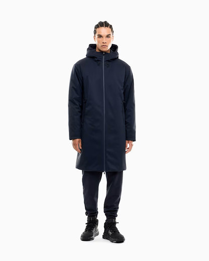 EA7 ARMANI giubbotto Caban da uomo con cappuccio 7M002375 AF15952 UB102 blu