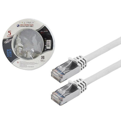 LAN-NETZWERK-ETHERNET-KABEL INTERNET RJ45 Cat7 5M METER MODEM ROUTER INFORMATIK
