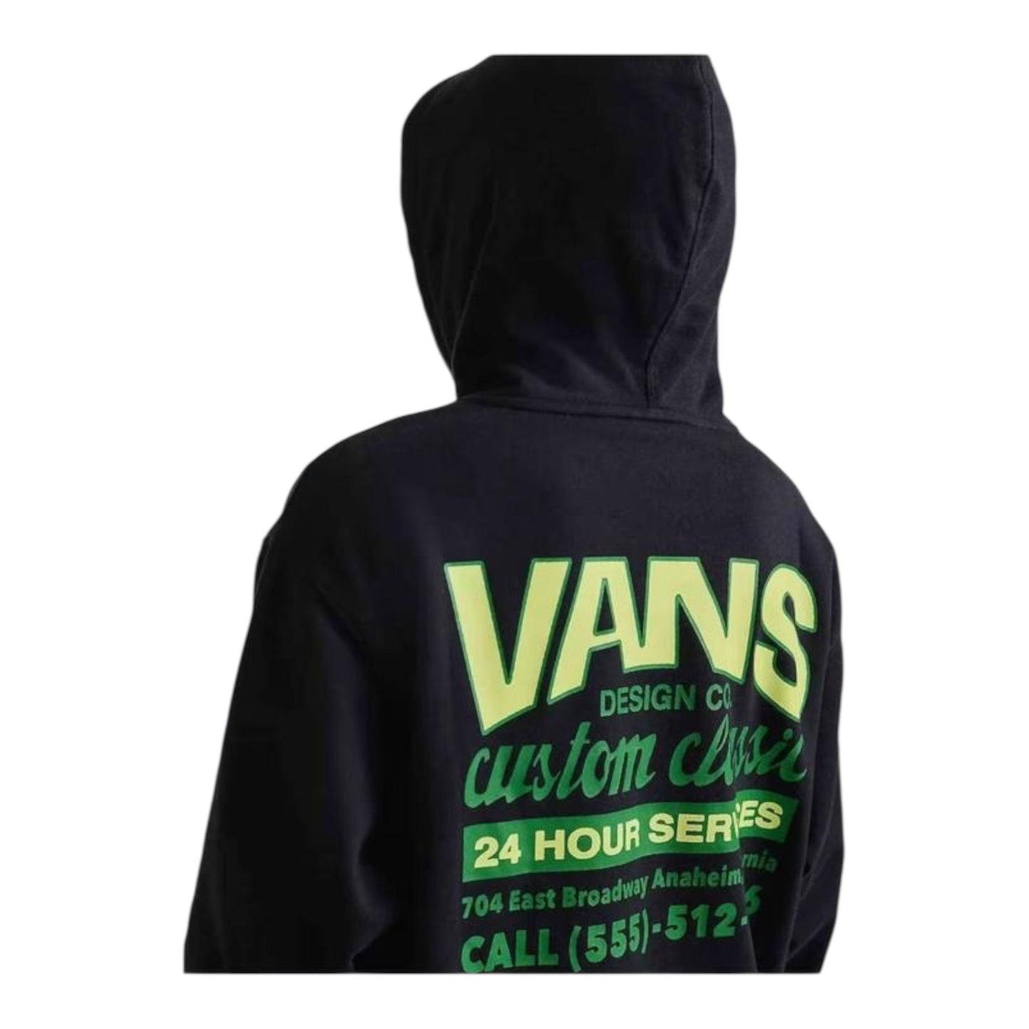 Vans Felpa Cappuccio Shop Front VN000NHRBLK1 Nero Uomo