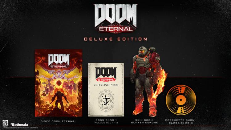 Doom Eternal Deluxe Edition PS4 Italienisches Spiel Limited Edition PlayStation 4