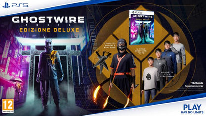 Ghostwire Tokyo - Deluxe Edition PS5 Italienisch Spiel Playstation 5 Spiel EU Neu