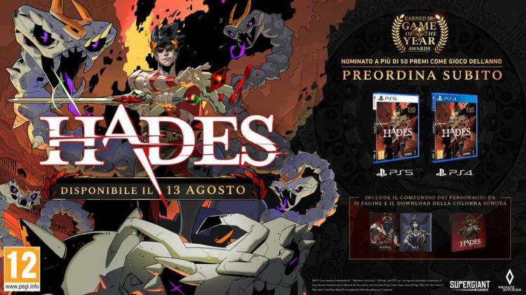 Hades PS5 Videospiel Deutsch Playstation 5 Neu OVP PAL Deutsch