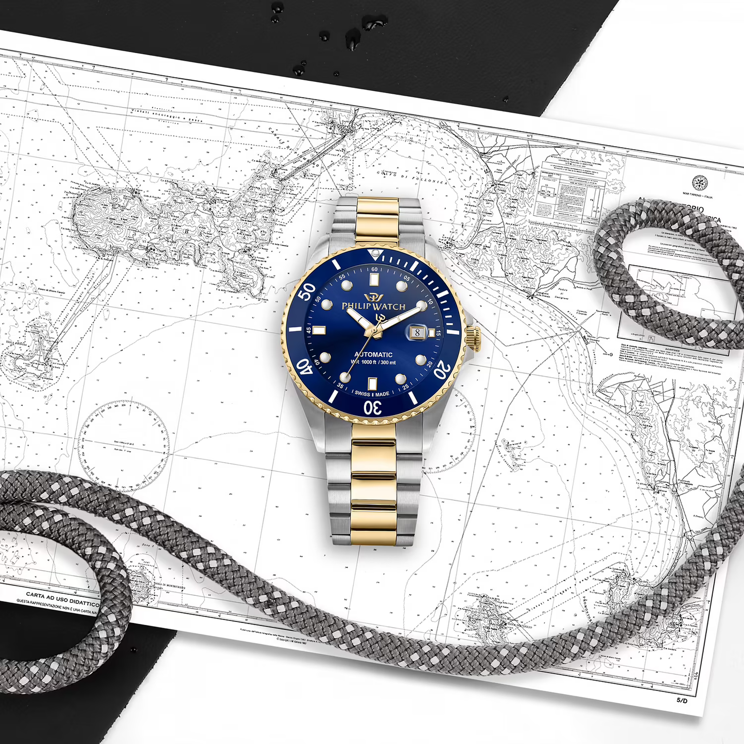 Philip Watch Caribe Diving R82 blau Bicolor