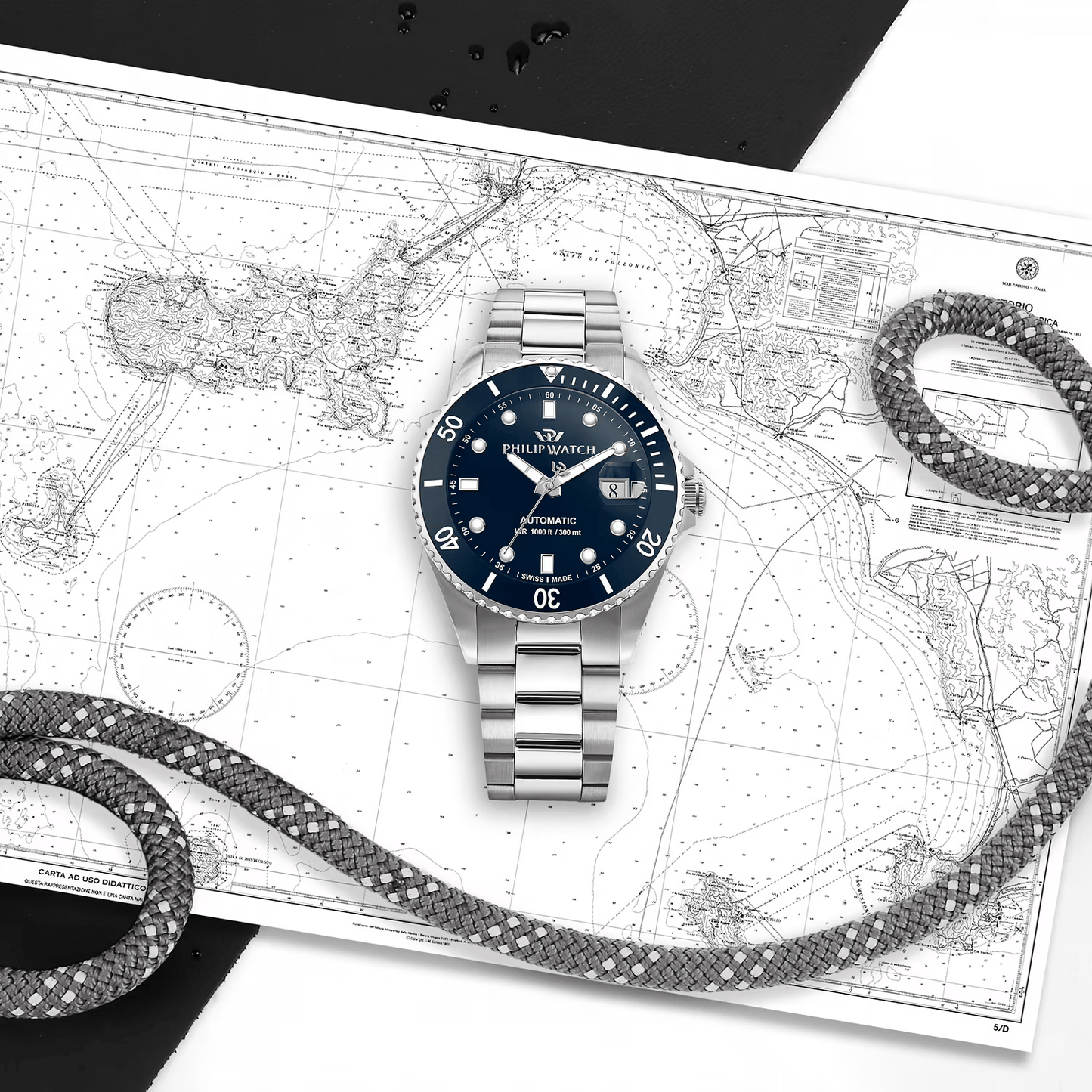 Philip Watch Caribe Automatico Blu R8223216011
