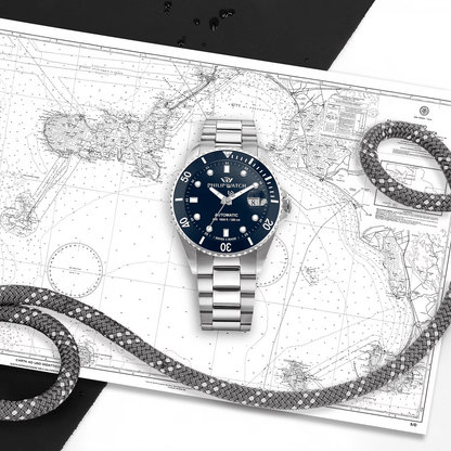 Philip Watch Caribe Automatico Blu R8223216011